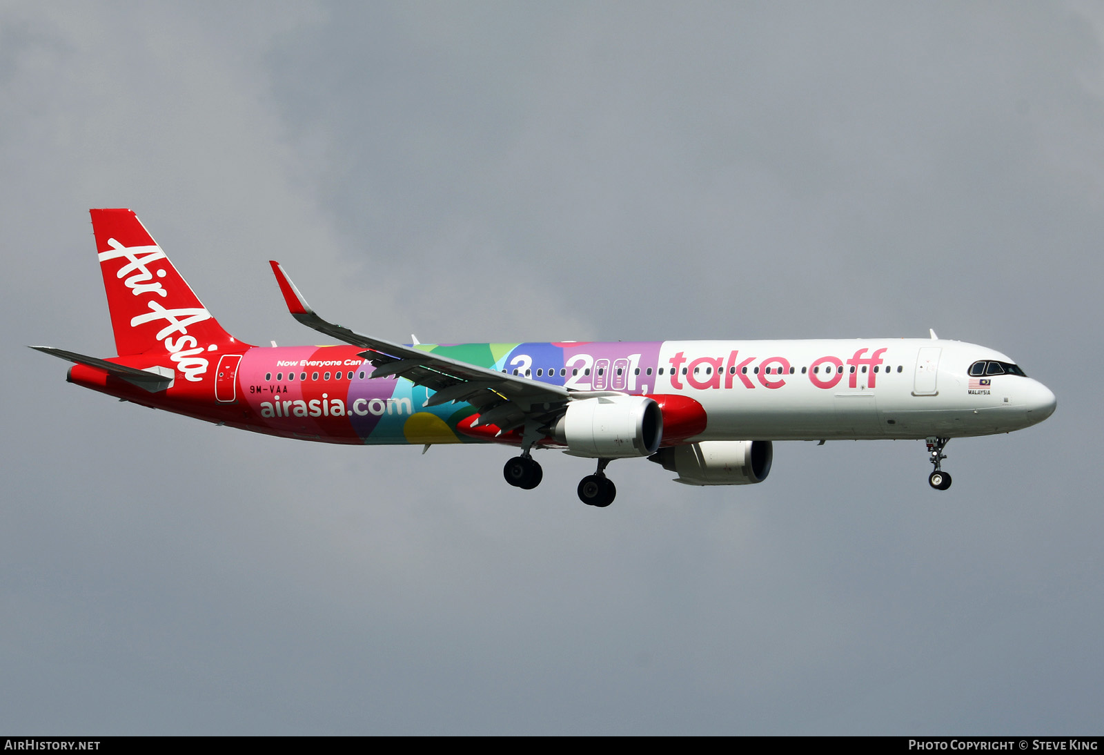 Aircraft Photo of 9M-VAA | Airbus A321-251NX | AirAsia | AirHistory.net #411006