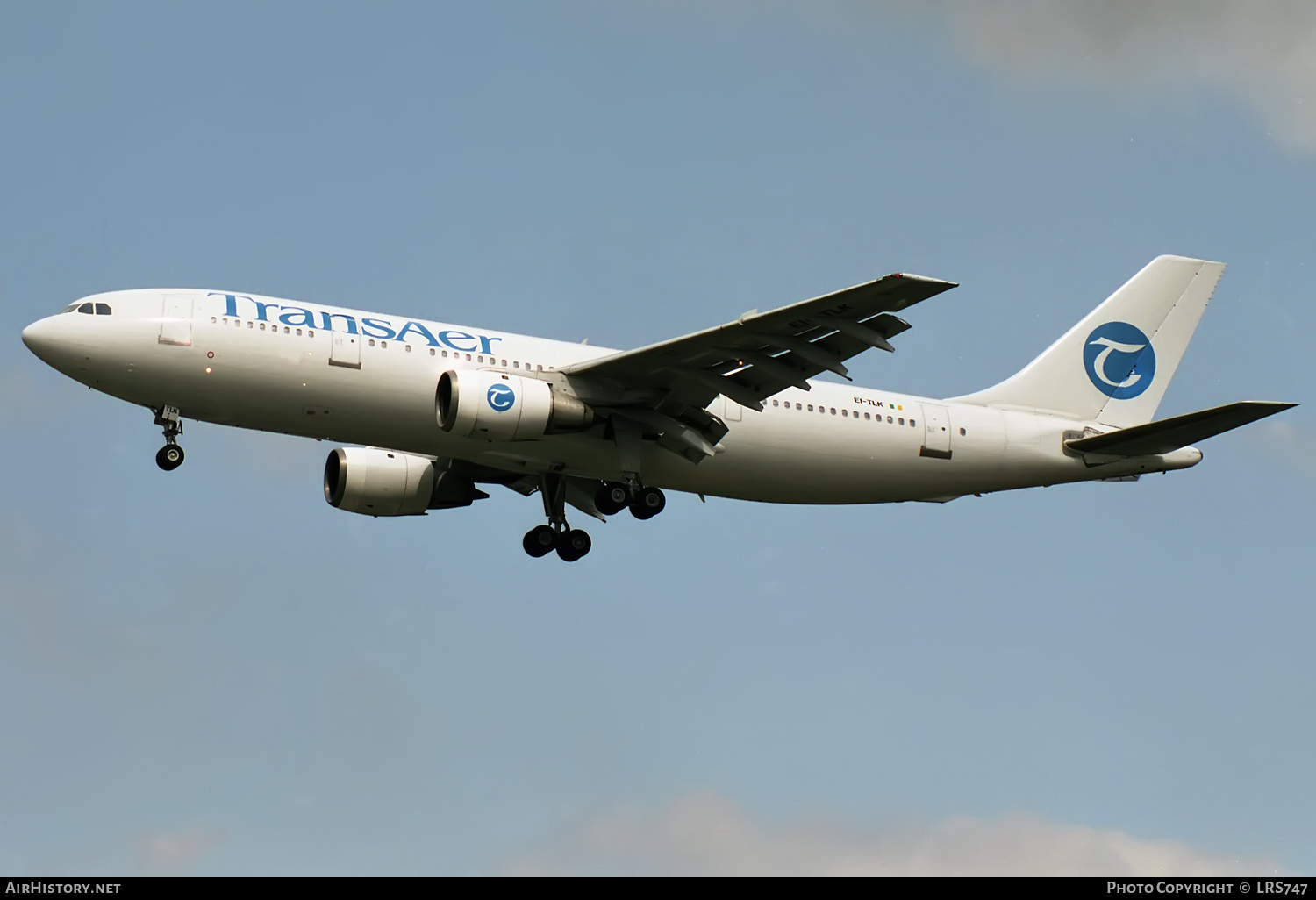 Aircraft Photo of EI-TLK | Airbus A300B4-203 | TransAer International Airlines | AirHistory.net #411011