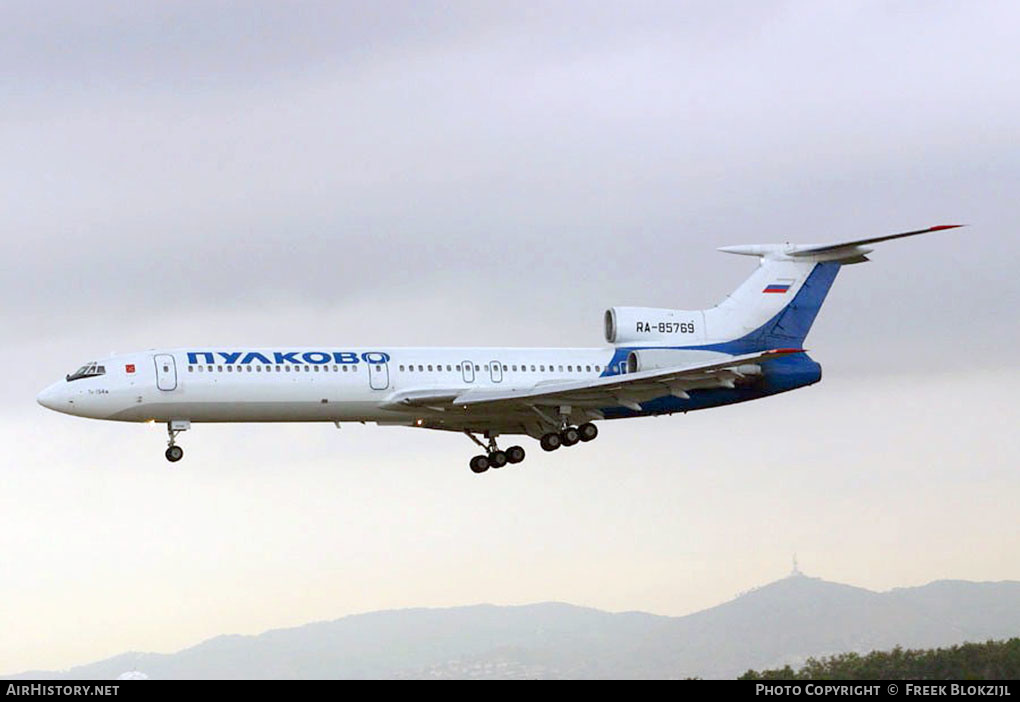 Aircraft Photo of RA-85769 | Tupolev Tu-154M | Pulkovo Airlines | AirHistory.net #411033