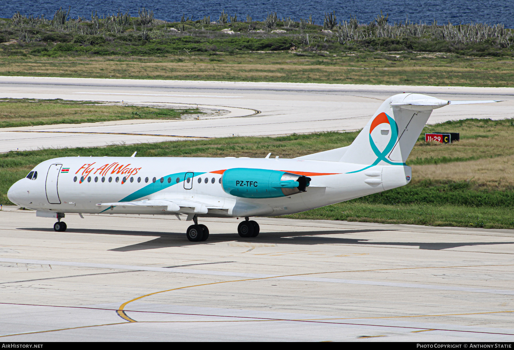 Aircraft Photo of PZ-TFC | Fokker 70 (F28-0070) | Fly All Ways | AirHistory.net #411041