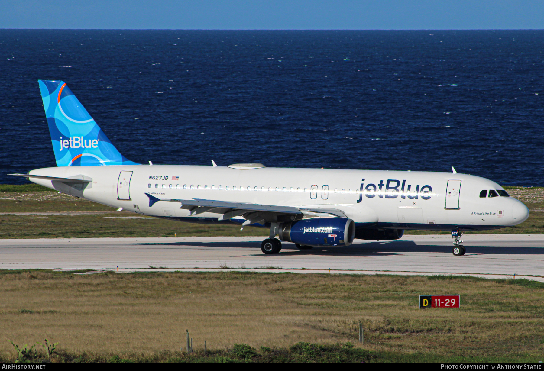 Aircraft Photo of N627JB | Airbus A320-232 | JetBlue Airways | AirHistory.net #411044