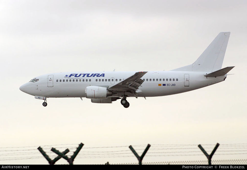 Aircraft Photo of EC-JXD | Boeing 737-33A | Futura International Airways | AirHistory.net #411079