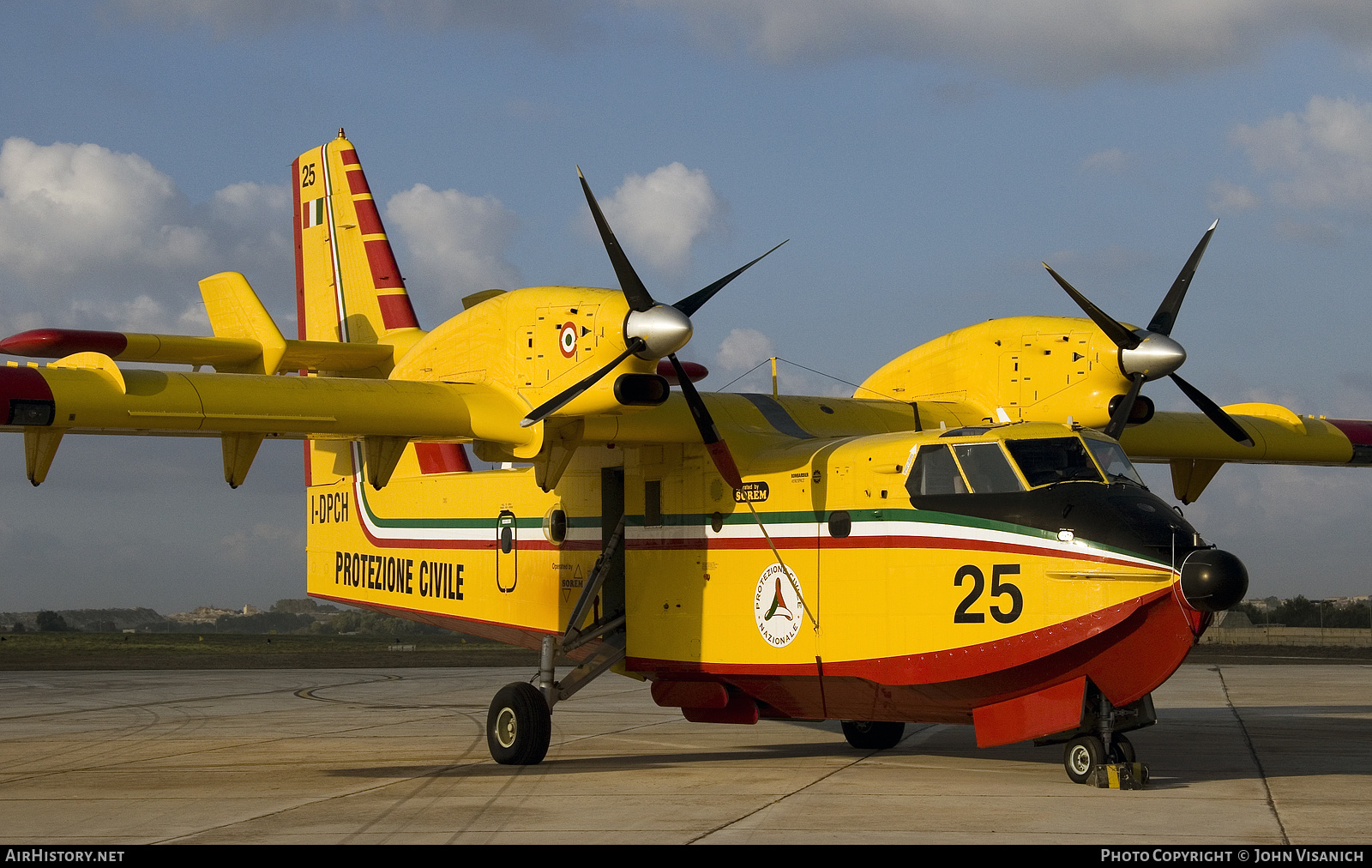 Aircraft Photo of I-DPCH | Bombardier CL-415 (CL-215-6B11) | Protezione Civile | AirHistory.net #411099