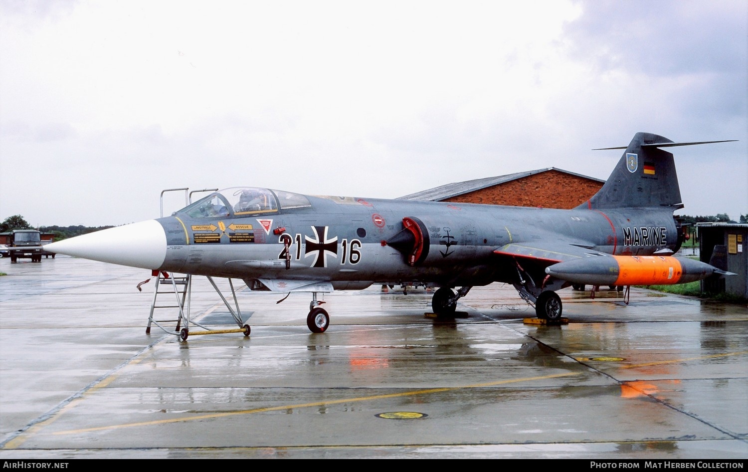 Aircraft Photo of 2116 | Lockheed RF-104G Starfighter | Germany - Navy | AirHistory.net #411114