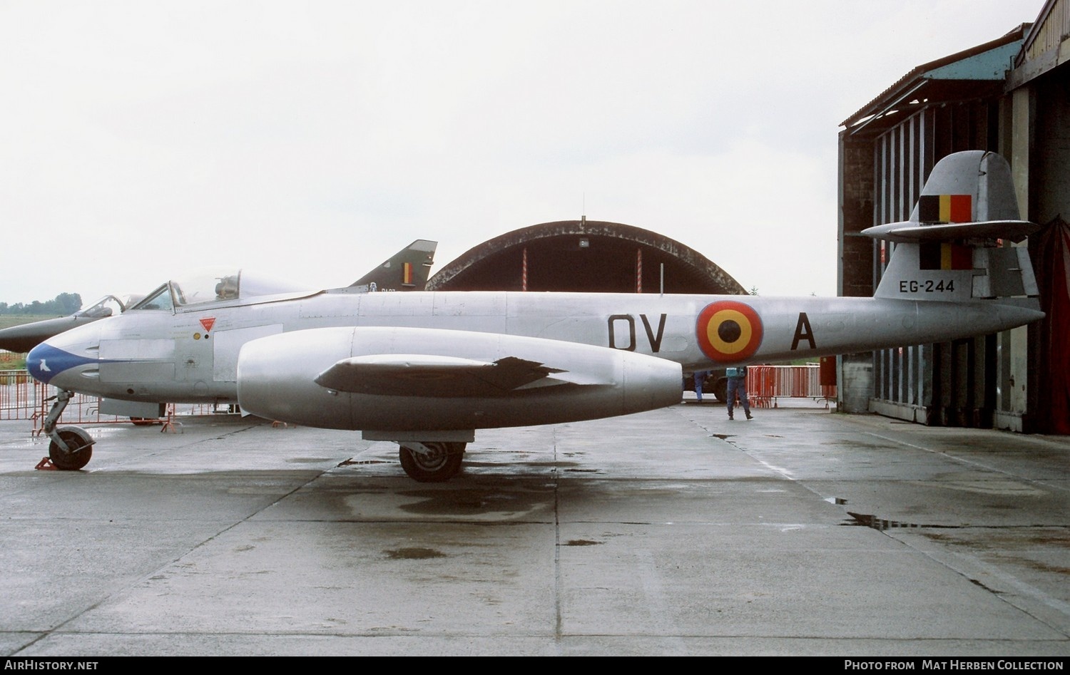 Aircraft Photo of EG-244 | Gloster Meteor F8 | Belgium - Air Force | AirHistory.net #411115