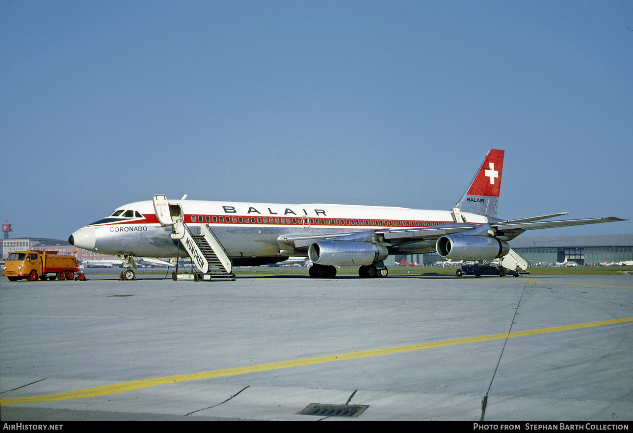 Aircraft Photo of HB-ICH | Convair 990A Coronado (30A-6) | Balair | AirHistory.net #411124