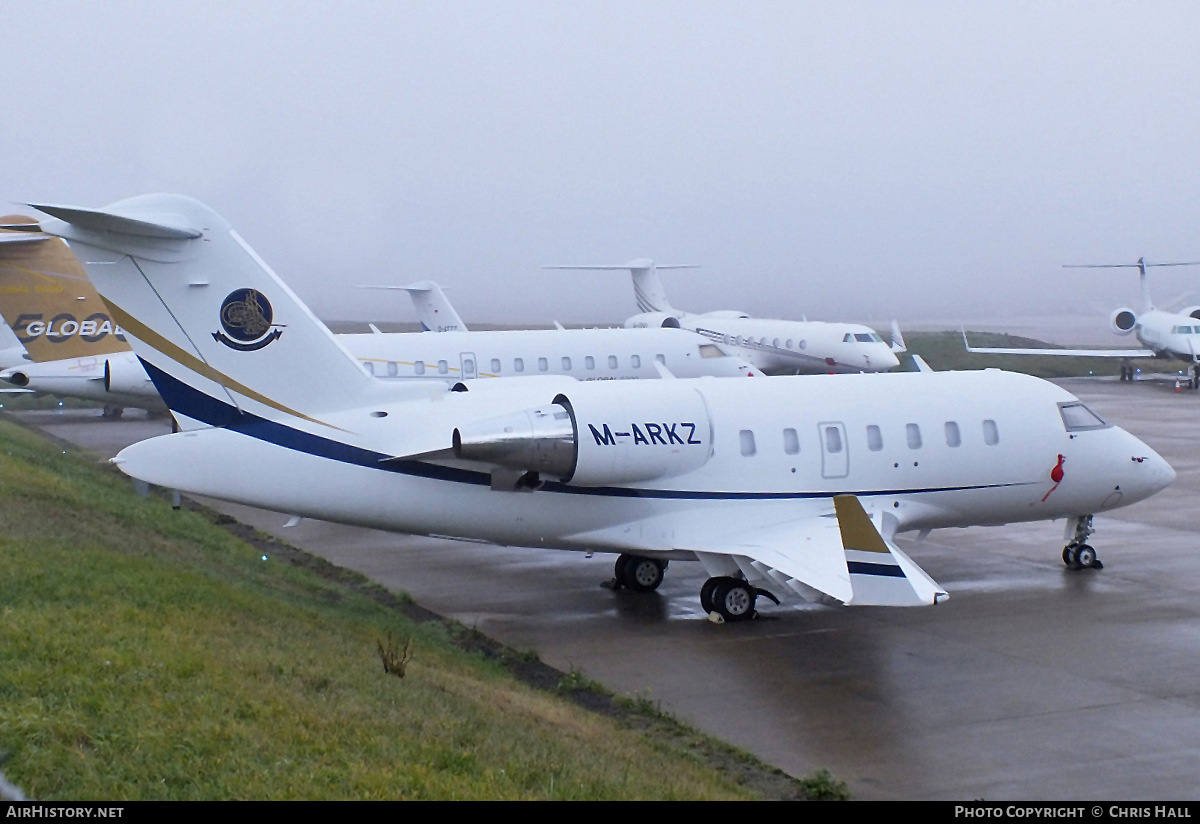 Aircraft Photo of M-ARKZ | Bombardier Challenger 605 (CL-600-2B16) | AirHistory.net #411128