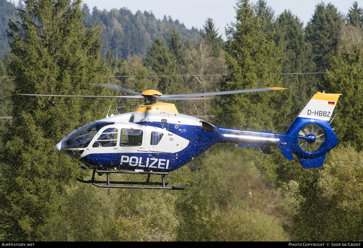 Aircraft Photo of D-HBBZ | Eurocopter EC-135P-2 | Polizei Brandenburg | AirHistory.net #411143