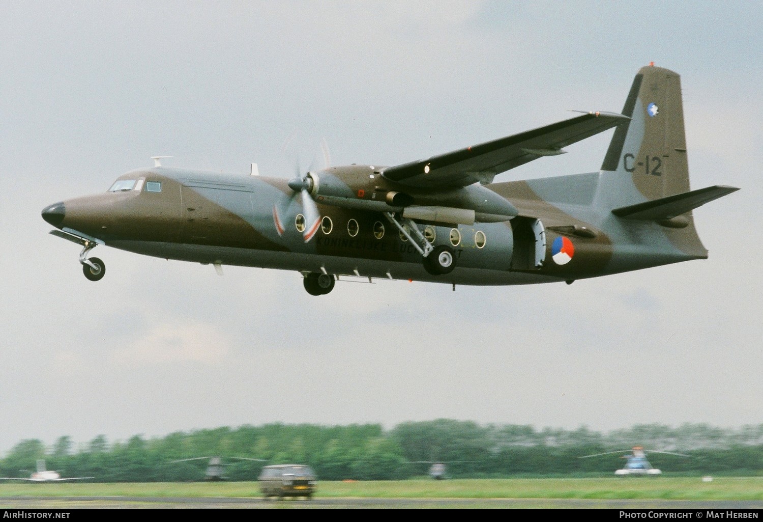 Aircraft Photo of C-12 | Fokker F27-300M Troopship | Netherlands - Air Force | AirHistory.net #411146