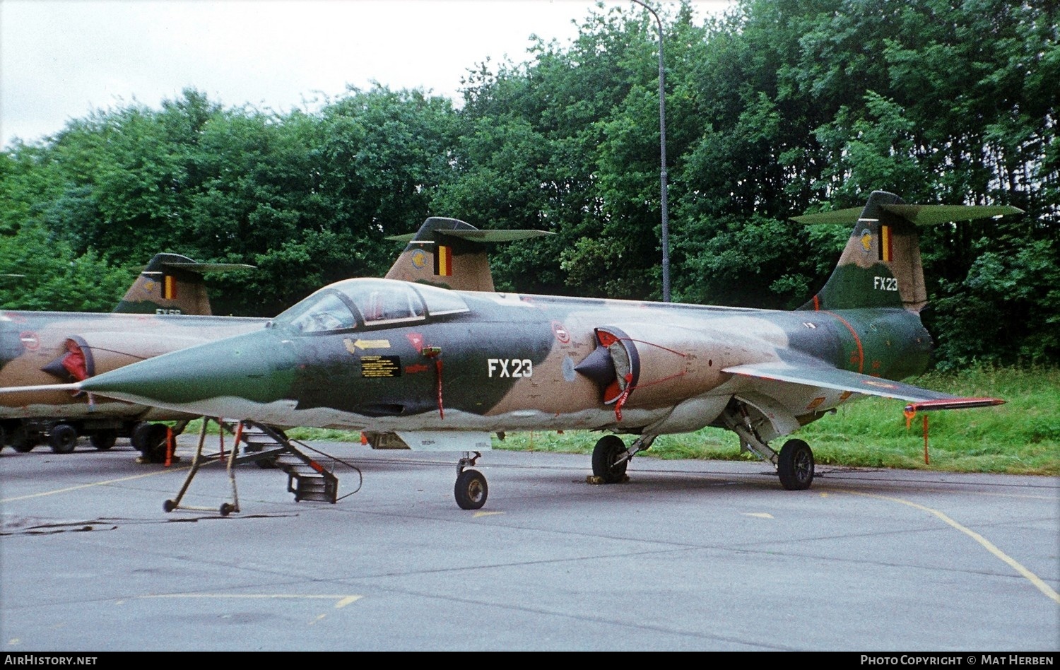 Aircraft Photo of FX23 | Lockheed F-104G Starfighter | Belgium - Air Force | AirHistory.net #411151