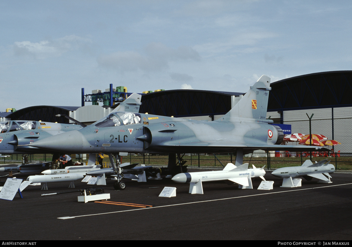 Aircraft Photo of 37 | Dassault Mirage 2000 | France - Air Force | AirHistory.net #411155