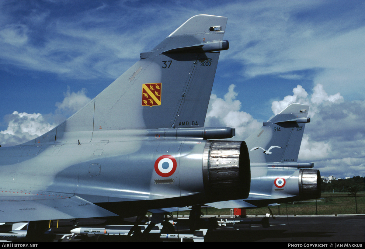 Aircraft Photo of 37 | Dassault Mirage 2000 | France - Air Force | AirHistory.net #411257