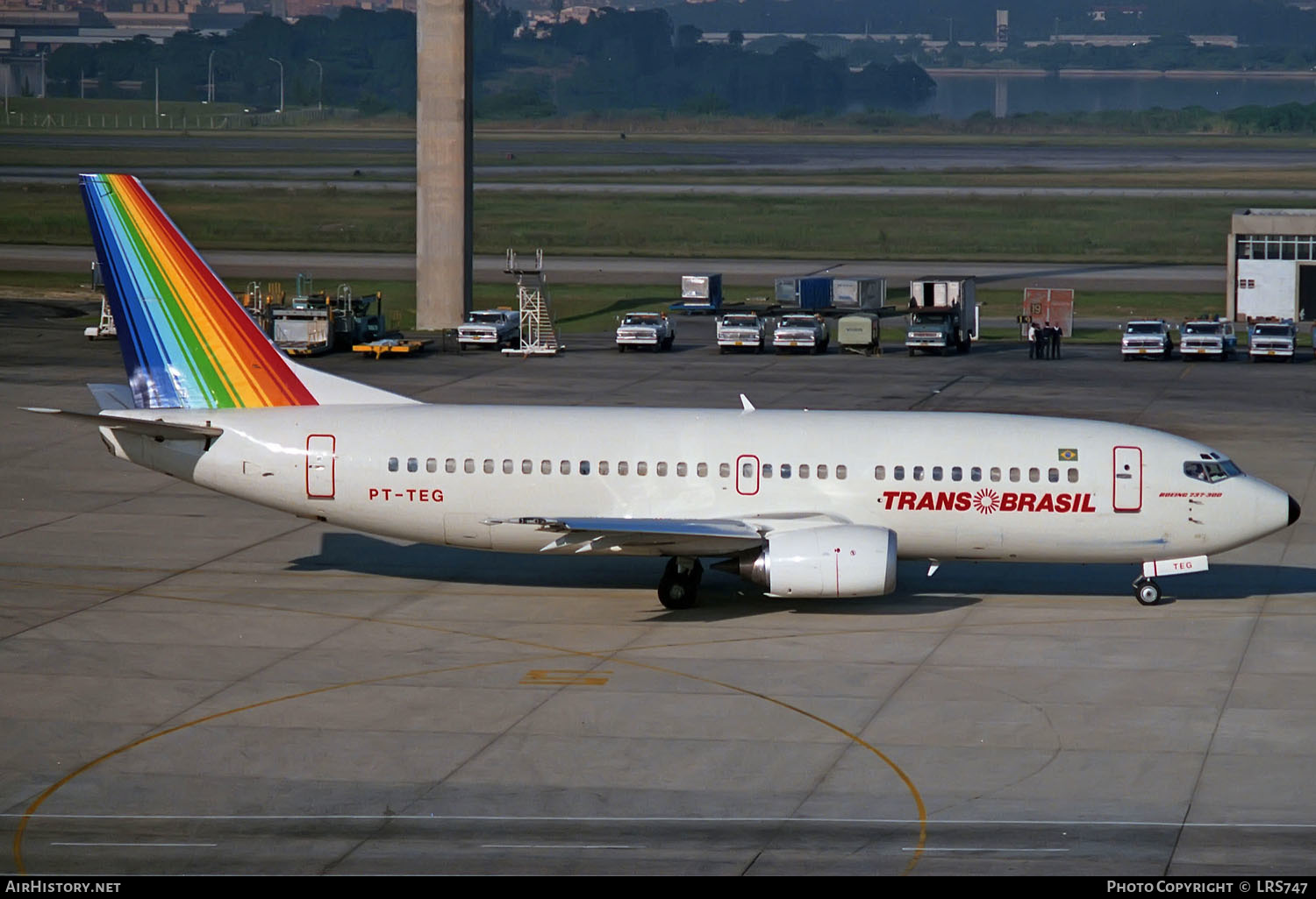 Aircraft Photo of PT-TEG | Boeing 737-3Q4 | TransBrasil | AirHistory.net #411264