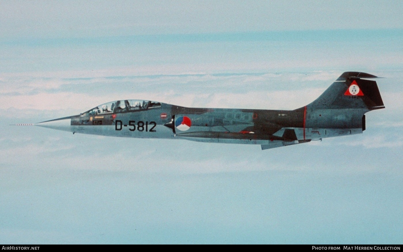Aircraft Photo of D-5812 | Lockheed TF-104G Starfighter | Netherlands - Air Force | AirHistory.net #411267