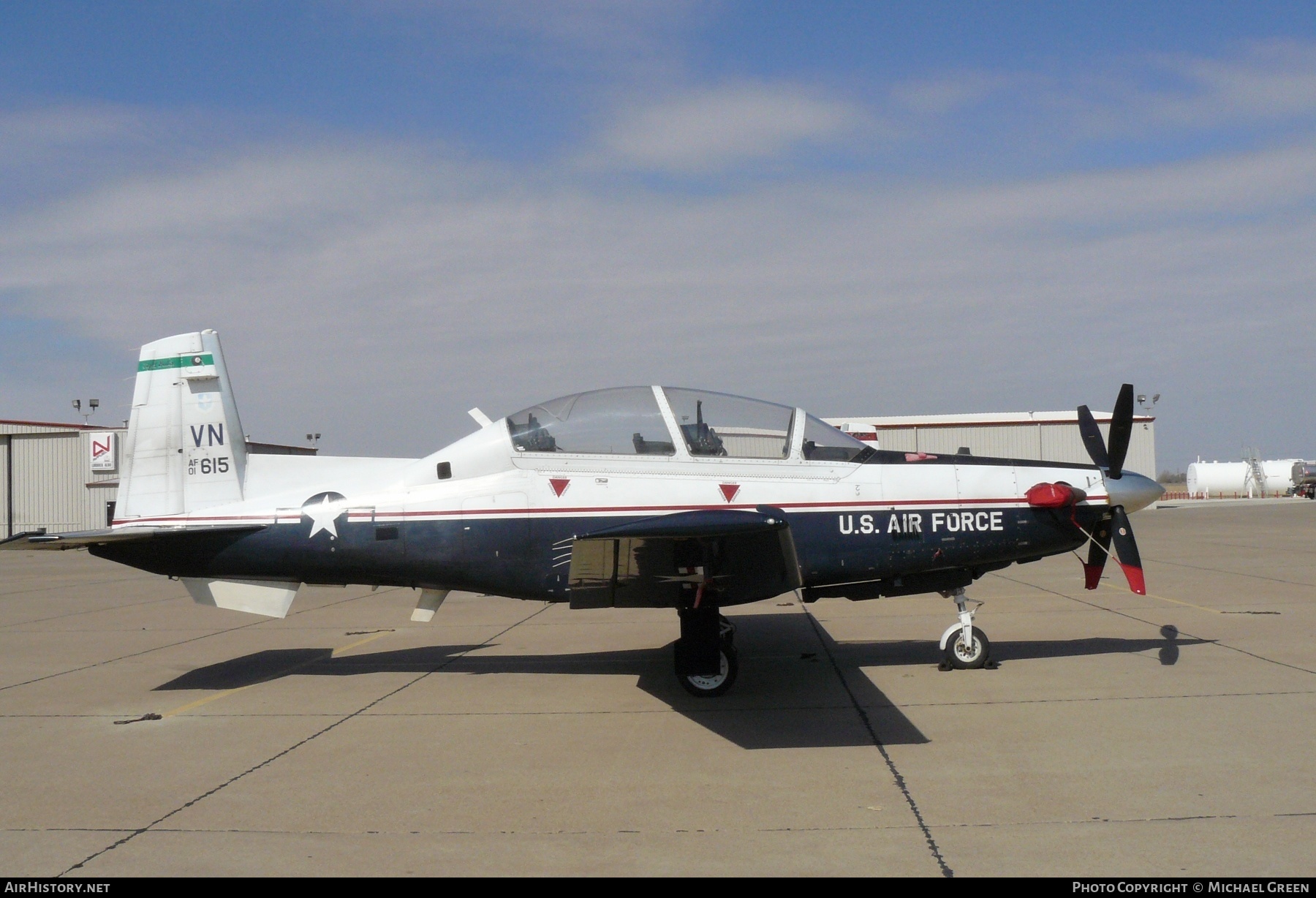 Aircraft Photo of 01-3615 / AF01-615 | Raytheon T-6A Texan II | USA - Air Force | AirHistory.net #411285