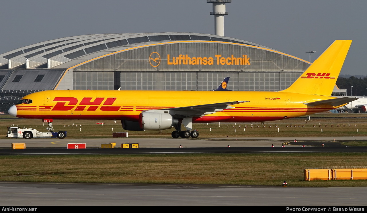 Aircraft Photo of D-ALEB | Boeing 757-236/SF | DHL International | AirHistory.net #411300