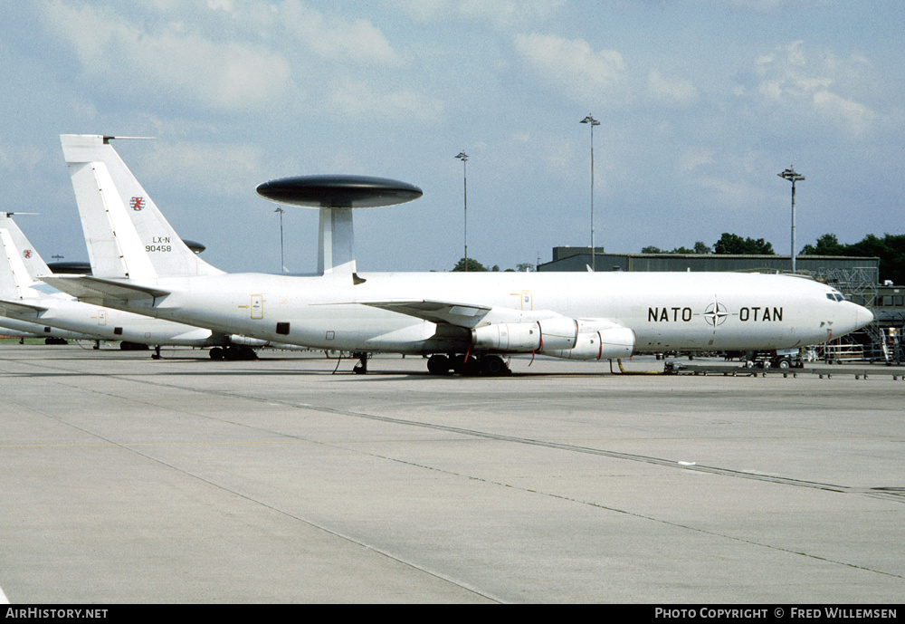 Aircraft Photo of LX-N90458 | Boeing E-3A Sentry | Luxembourg - NATO | AirHistory.net #411302