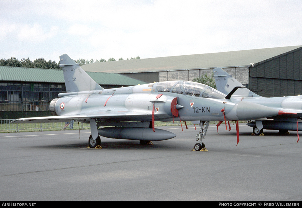 Aircraft Photo of 525 | Dassault Mirage 2000B | France - Air Force | AirHistory.net #411336
