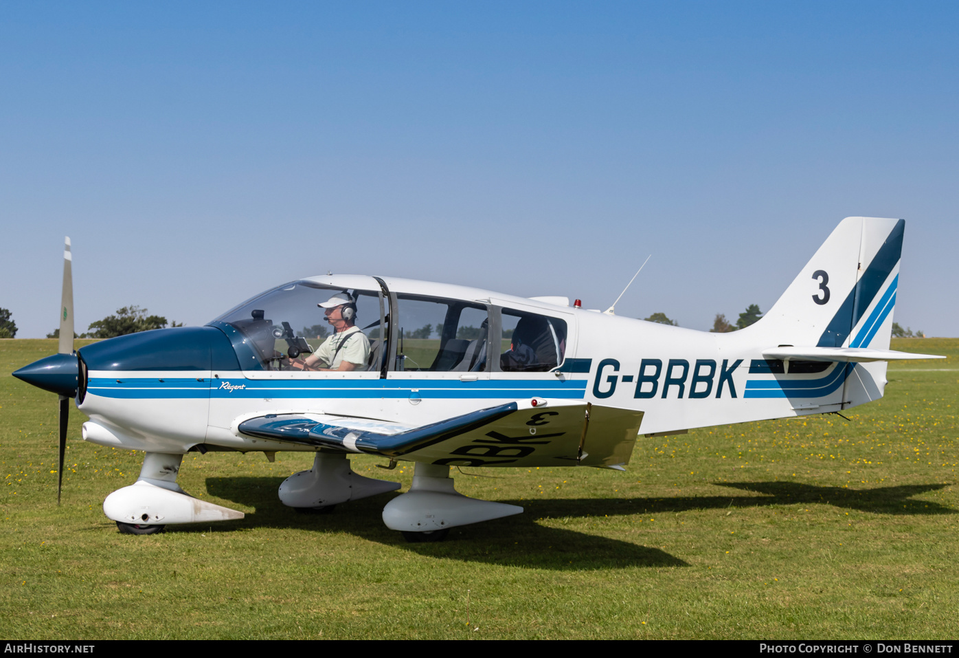 Aircraft Photo of G-BRBK | Robin DR-400-180 Regent | AirHistory.net #411337