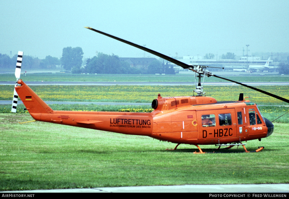 Aircraft Photo of D-HBZC | Bell UH-1D Iroquois | Luftrettung - Bundesministerium des Innern | AirHistory.net #411338