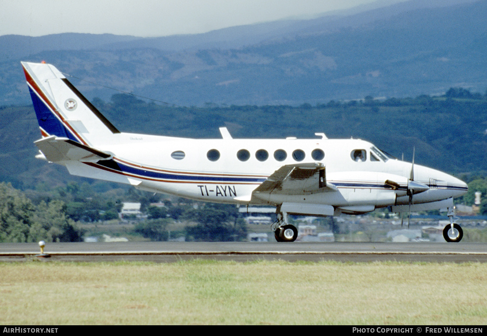 Aircraft Photo of TI-AYN | Beech 100 King Air | AirHistory.net #411351