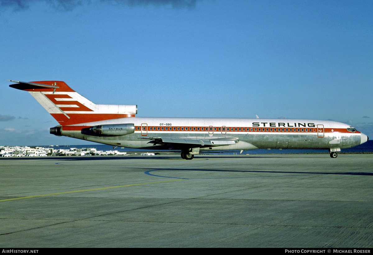 Aircraft Photo of OY-SBG | Boeing 727-2J4/Adv | Sterling Airways | AirHistory.net #411380