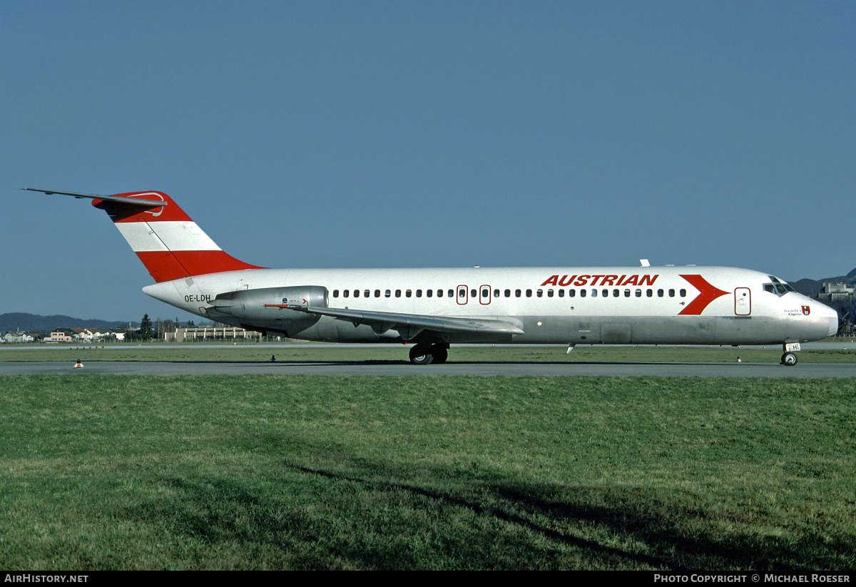 Aircraft Photo of OE-LDH | McDonnell Douglas DC-9-32 | Austrian Airlines | AirHistory.net #411386