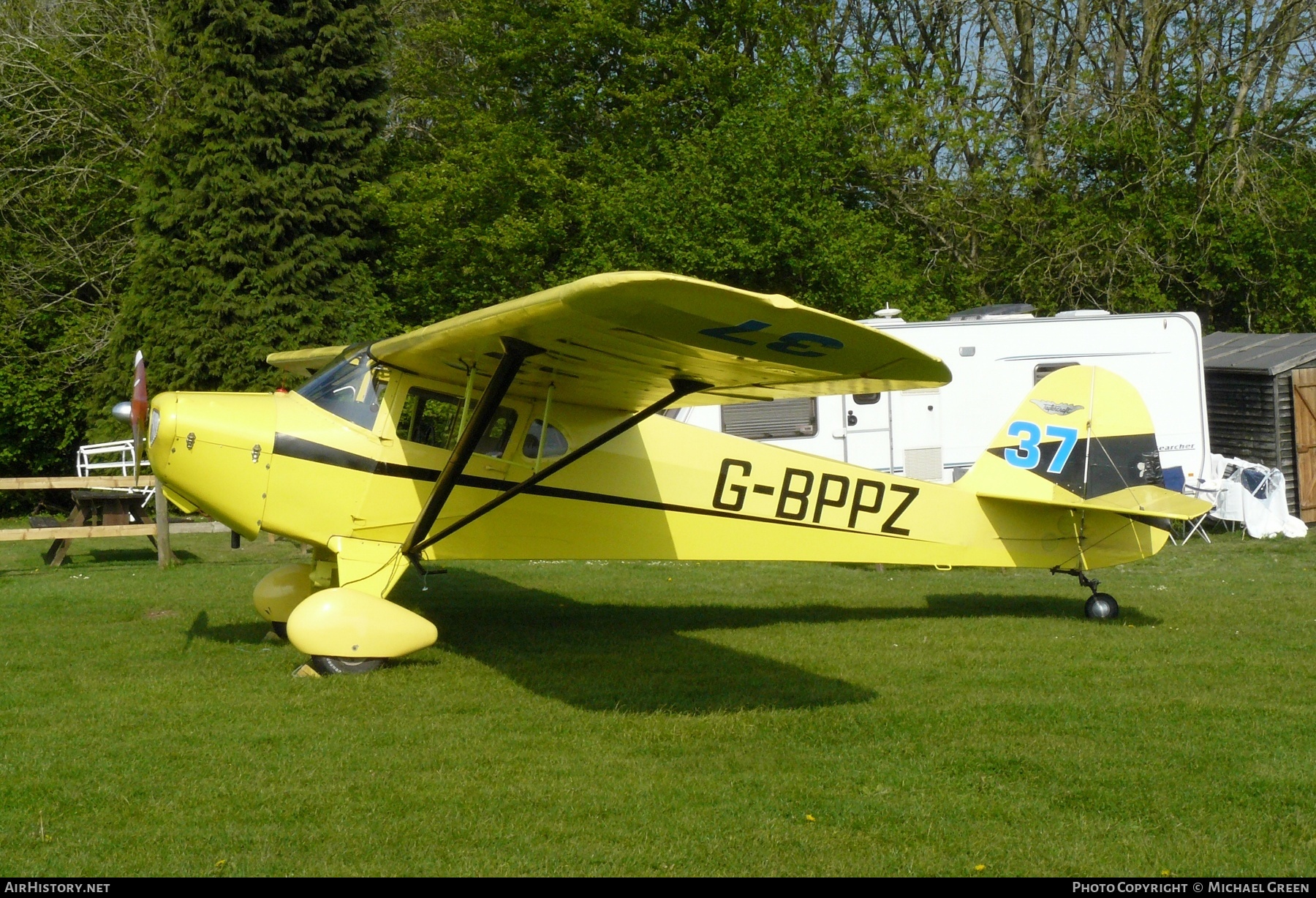 Aircraft Photo of G-BPPZ | Taylorcraft BC-12D | AirHistory.net #411453