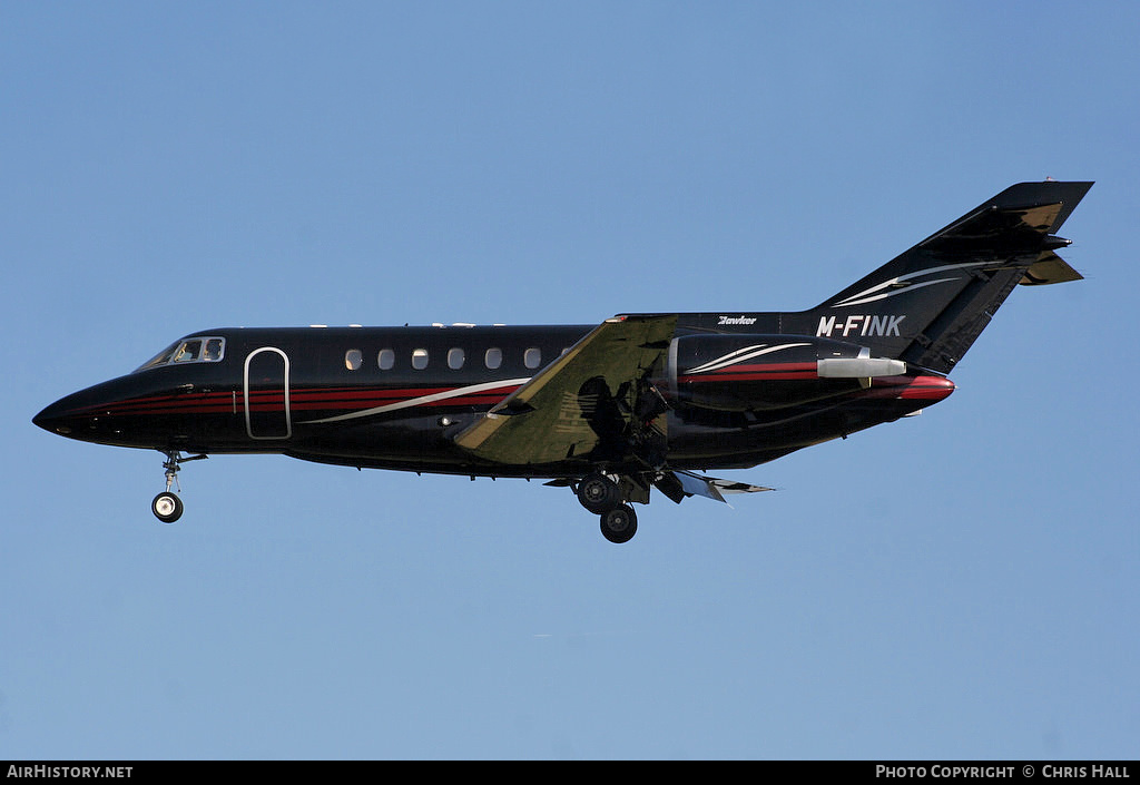 Aircraft Photo of M-FINK | Raytheon Hawker 1000 | AirHistory.net #411455