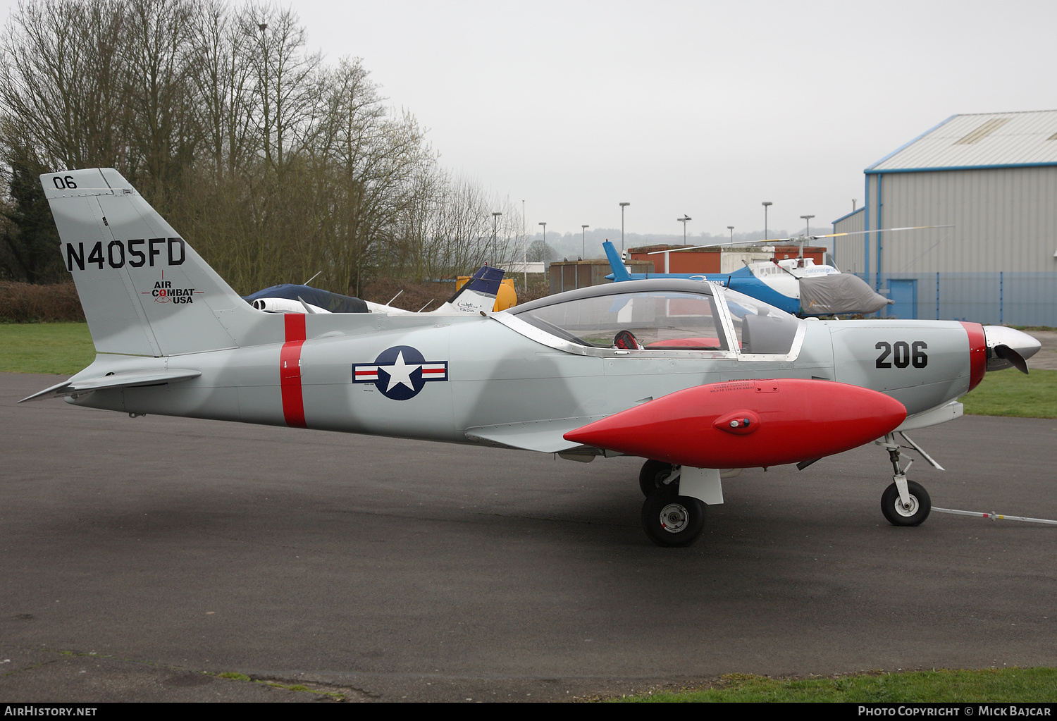 Aircraft Photo of N405FD | Agusta F.260D | Air Combat USA | USA - Air Force | AirHistory.net #411459