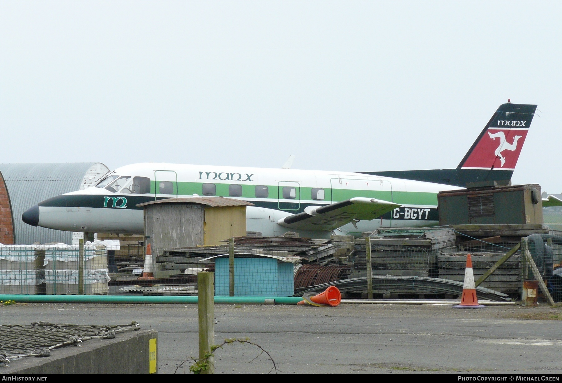 Aircraft Photo of G-BGYT | Embraer EMB-110P1 Bandeirante | Manx Airlines | AirHistory.net #411463