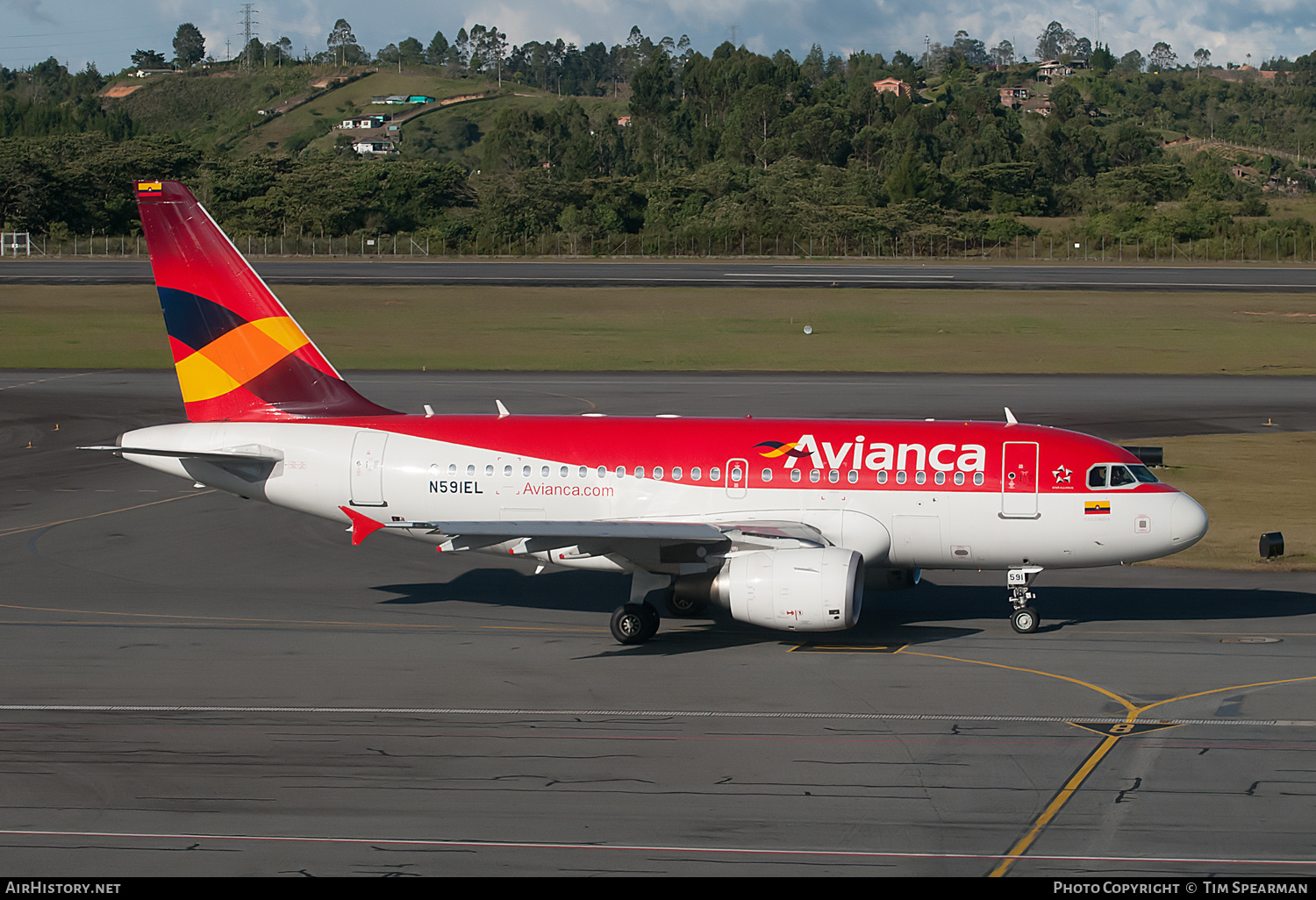 Aircraft Photo of N591EL | Airbus A318-111 | Avianca | AirHistory.net #411471