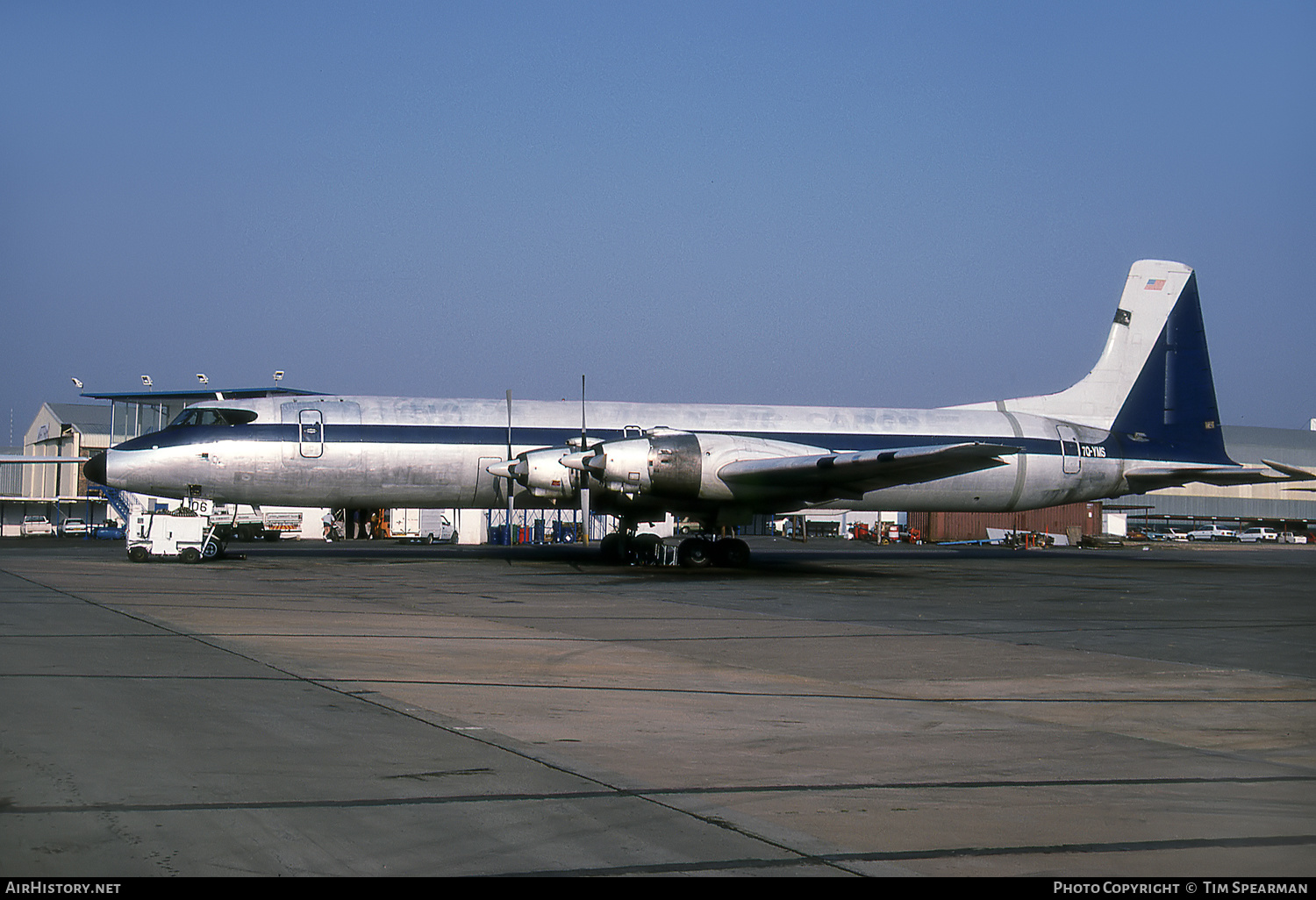 Aircraft Photo of 7Q-YMS | Canadair CL-44D4-2 | AirHistory.net #411496