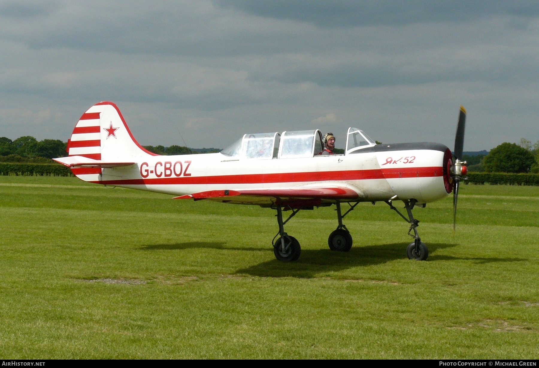 Aircraft Photo of G-CBOZ | Yakovlev Yak-52 | AirHistory.net #411582