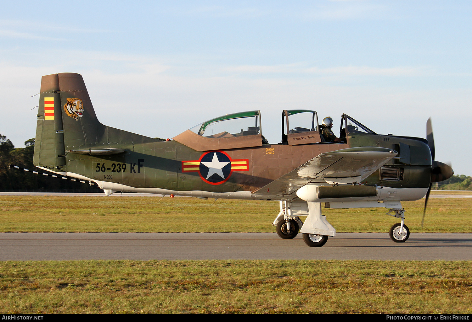 Aircraft Photo of N4168E / KF 56-239 | North American T-28C Trojan | South Vietnam - Air Force | AirHistory.net #411606