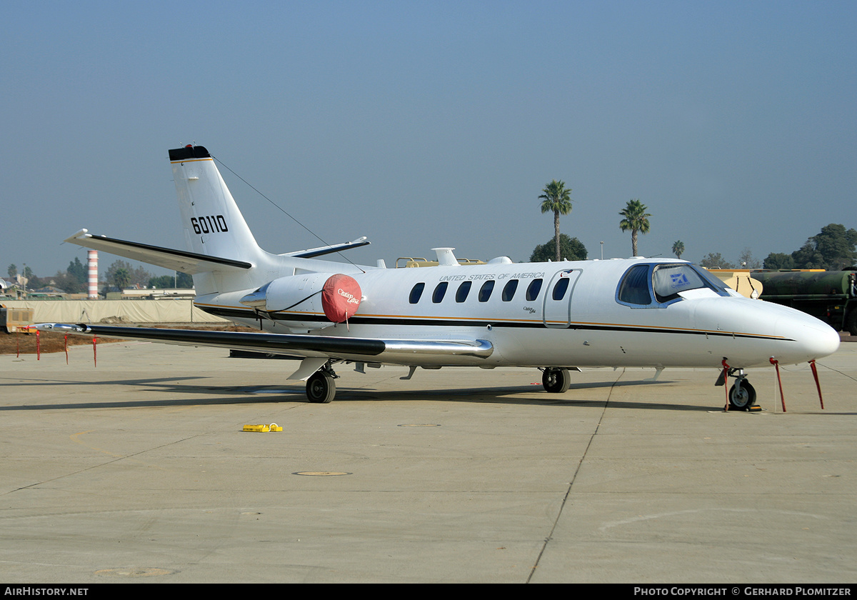 Aircraft Photo of 96-0110 / 60110 | Cessna UC-35A Citation Ultra (560) | USA - Army | AirHistory.net #411694