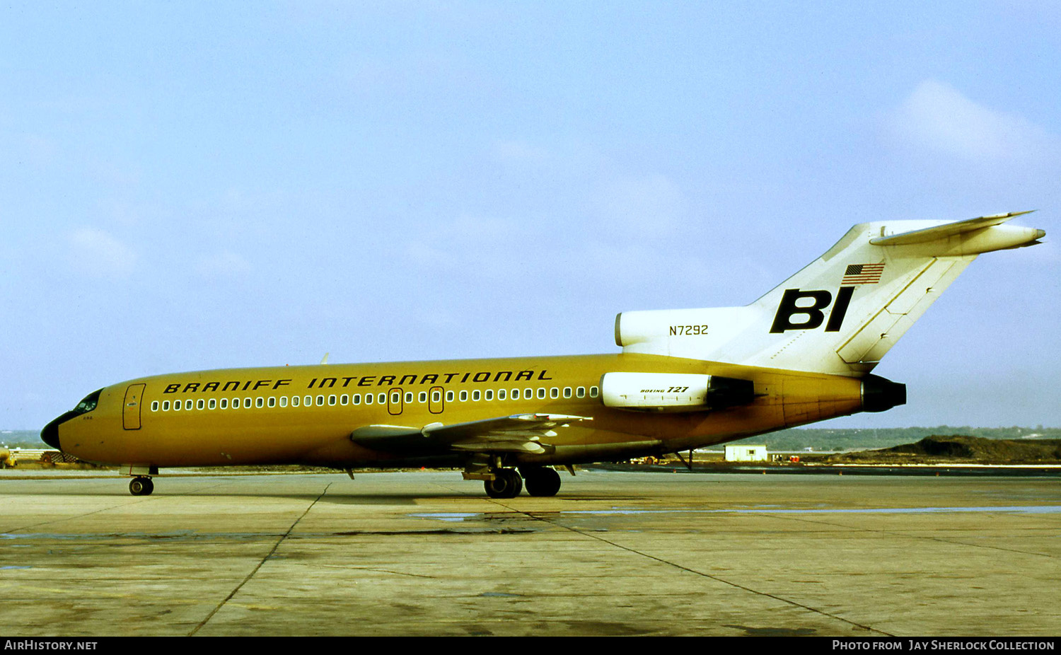 Aircraft Photo of N7292 | Boeing 727-27 | Braniff International Airways | AirHistory.net #411712