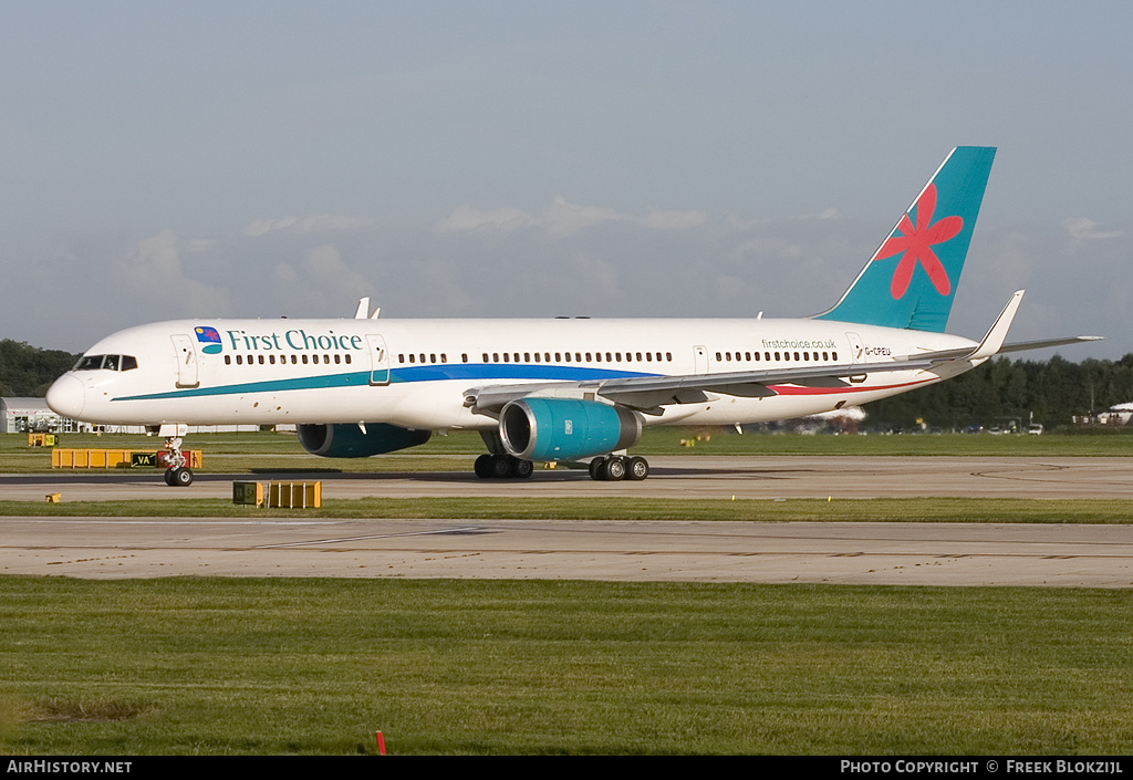 Aircraft Photo of G-CPEU | Boeing 757-236 | First Choice Airways | AirHistory.net #411729