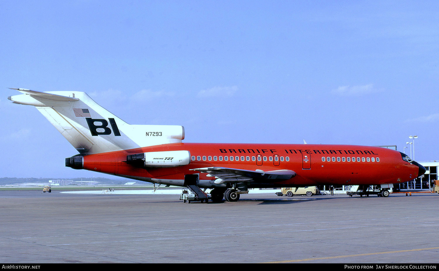 Aircraft Photo of N7293 | Boeing 727-27 | Braniff International Airways | AirHistory.net #411739