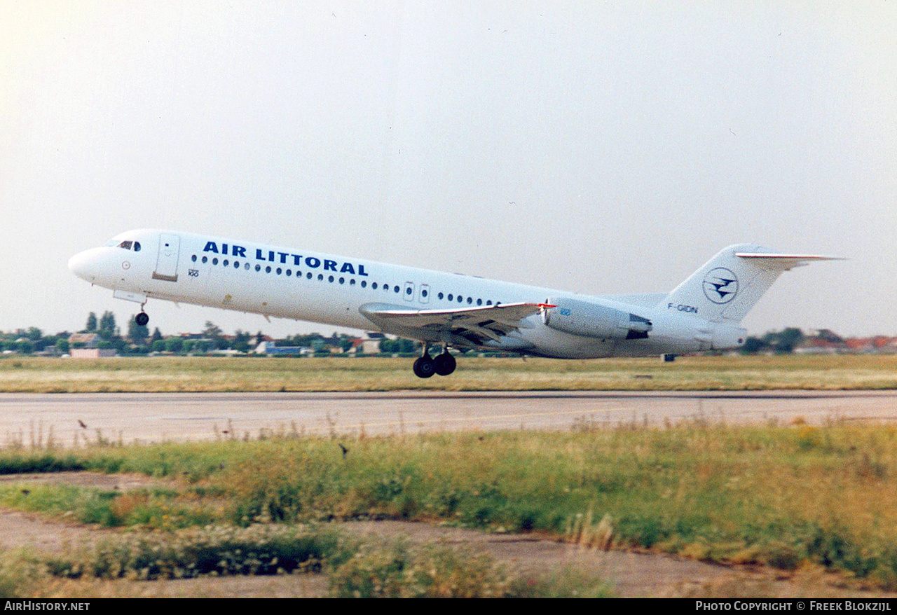 Aircraft Photo of F-GIDN | Fokker 100 (F28-0100) | Air Littoral | AirHistory.net #411744