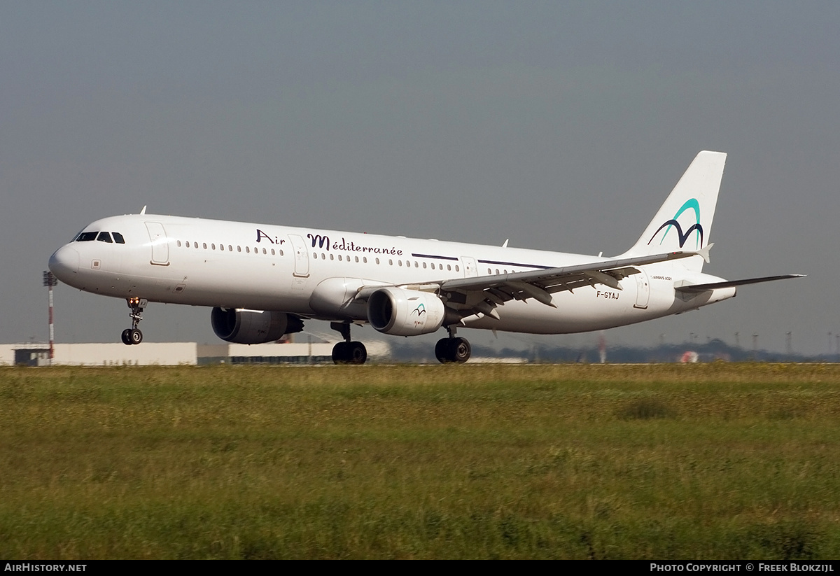 Aircraft Photo of F-GYAJ | Airbus A321-211 | Air Méditerranée | AirHistory.net #411745