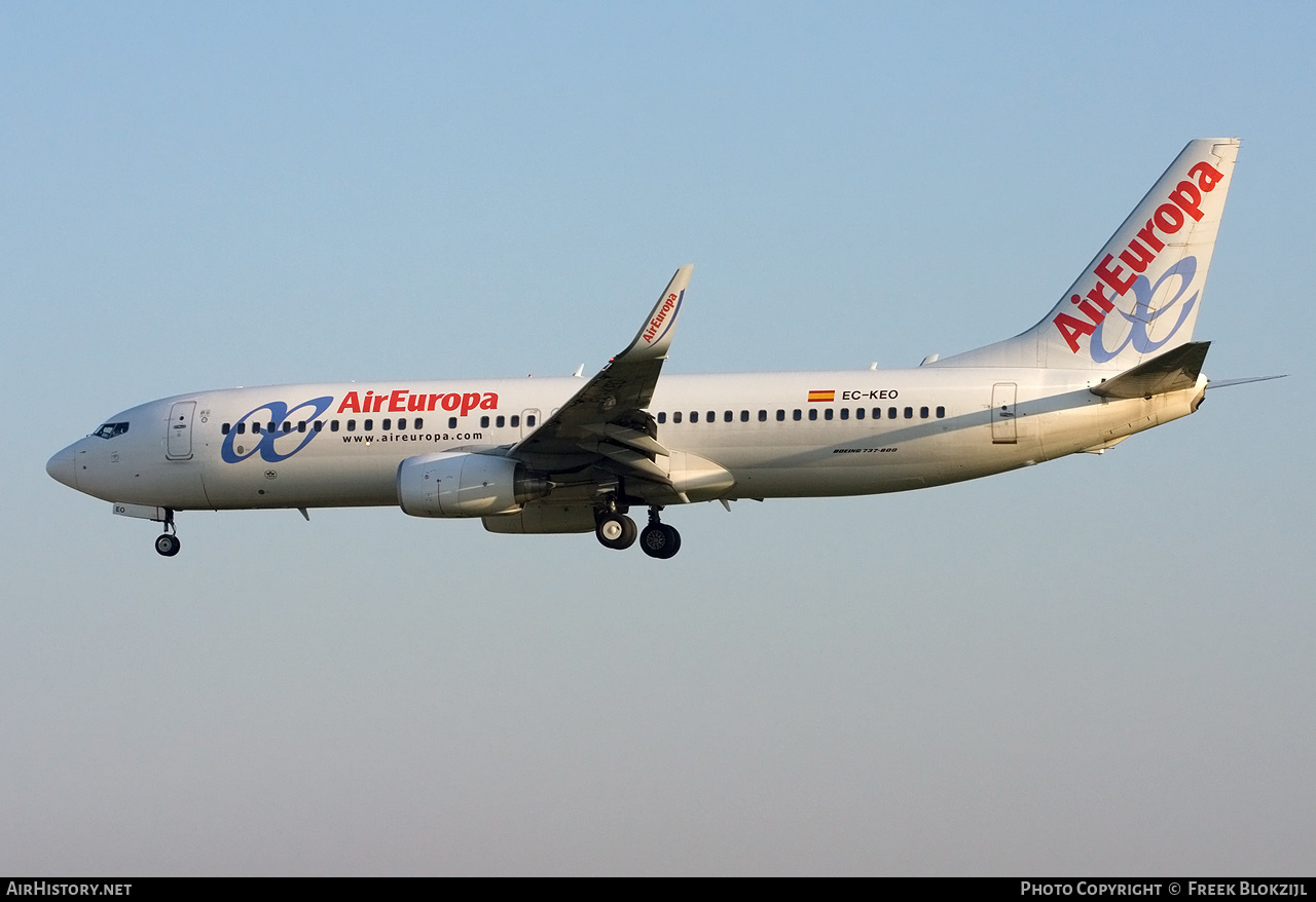 Aircraft Photo of EC-KEO | Boeing 737-85P | Air Europa | AirHistory.net #411749