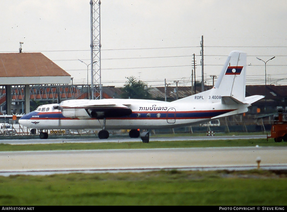 Aircraft Photo of RDPL-3.4008 | Antonov An-24RV | Lao Aviation | AirHistory.net #411759