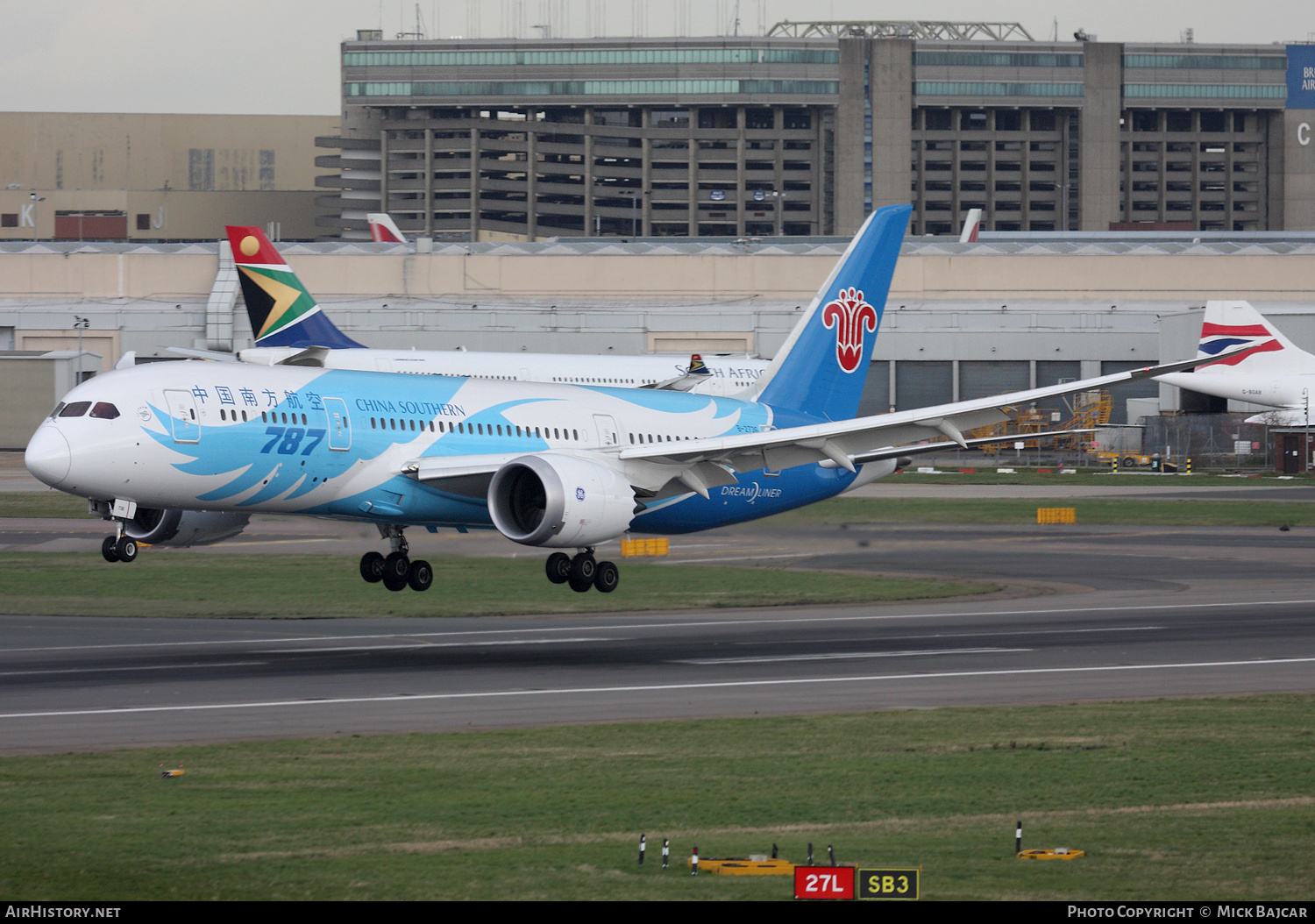 Aircraft Photo of B-2736 | Boeing 787-8 Dreamliner | China Southern Airlines | AirHistory.net #411785