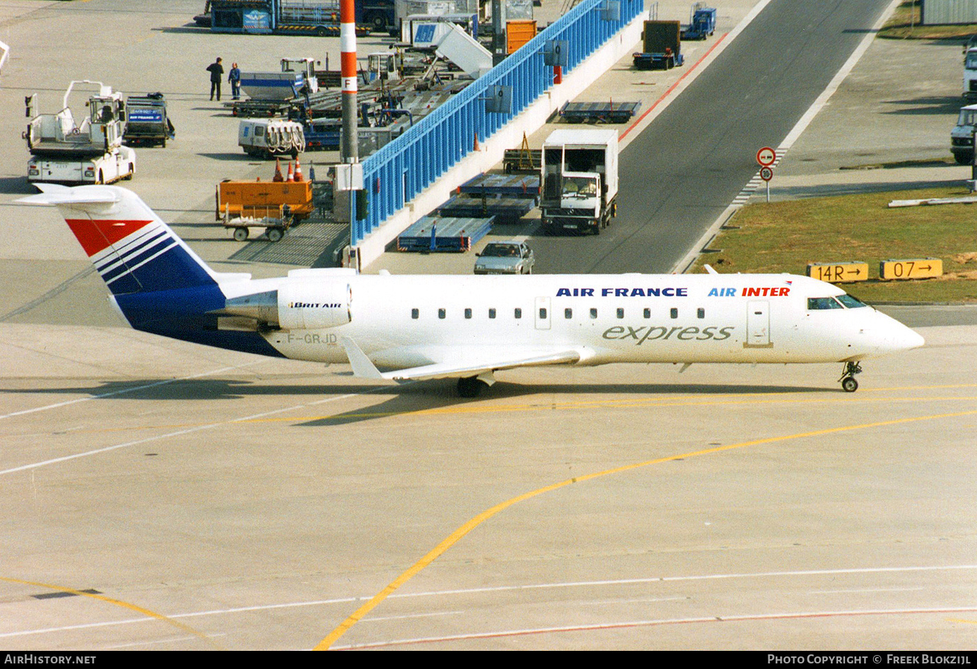Aircraft Photo of F-GRJD | Canadair CRJ-100ER (CL-600-2B19) | Air France Express | AirHistory.net #411819