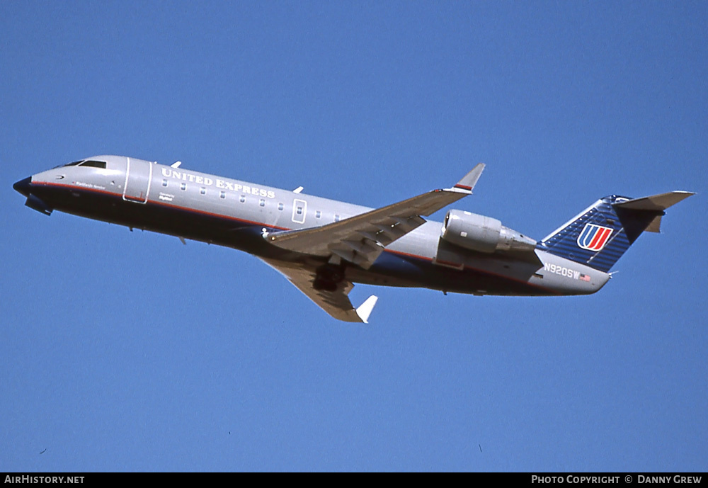 Aircraft Photo of N920SW | Bombardier CRJ-200ER (CL-600-2B19) | United Express | AirHistory.net #411823