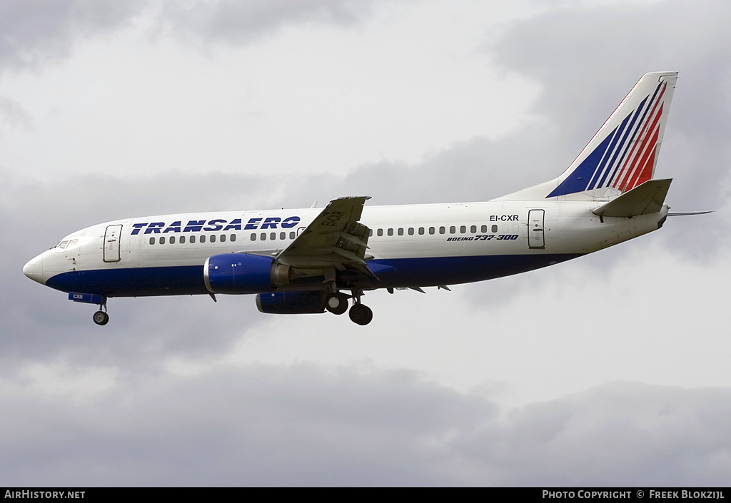 Aircraft Photo of EI-CXR | Boeing 737-329 | Transaero Airlines | AirHistory.net #411839