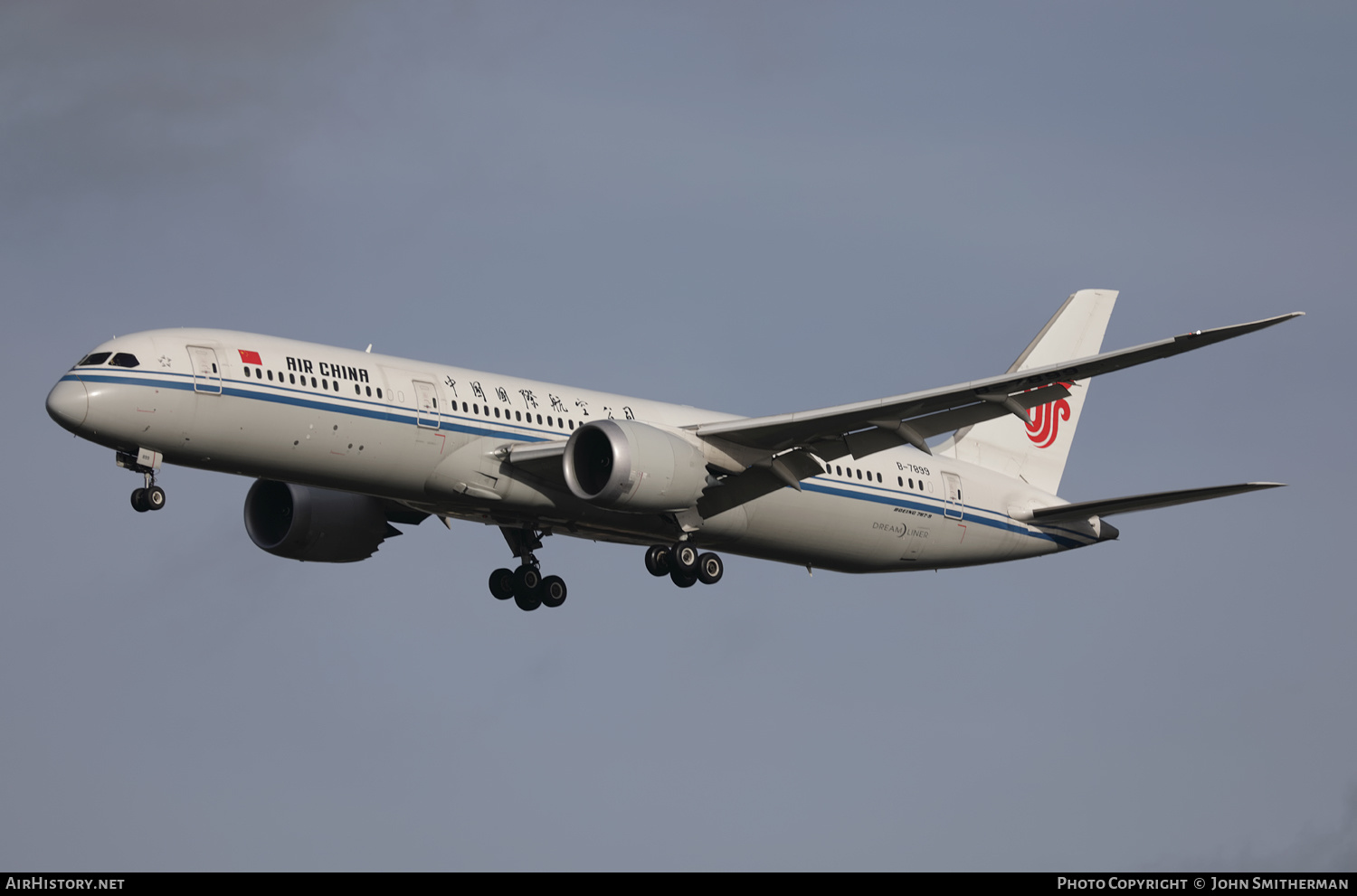 Aircraft Photo of B-7899 | Boeing 787-9 Dreamliner | Air China | AirHistory.net #411850