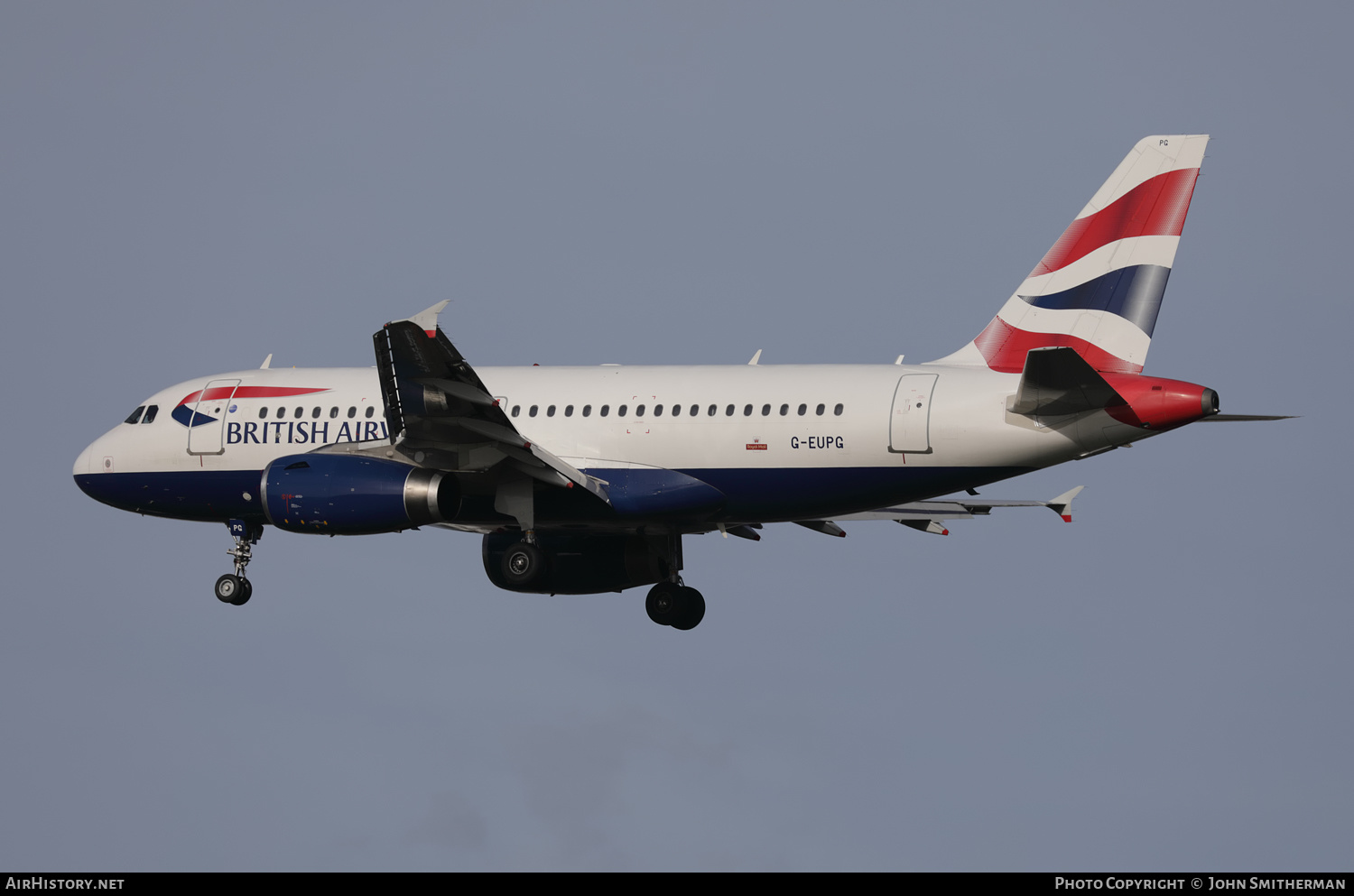 Aircraft Photo of G-EUPG | Airbus A319-131 | British Airways | AirHistory.net #411861