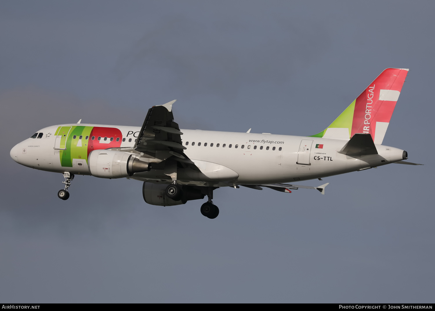 Aircraft Photo of CS-TTL | Airbus A319-111 | TAP Air Portugal | AirHistory.net #411868